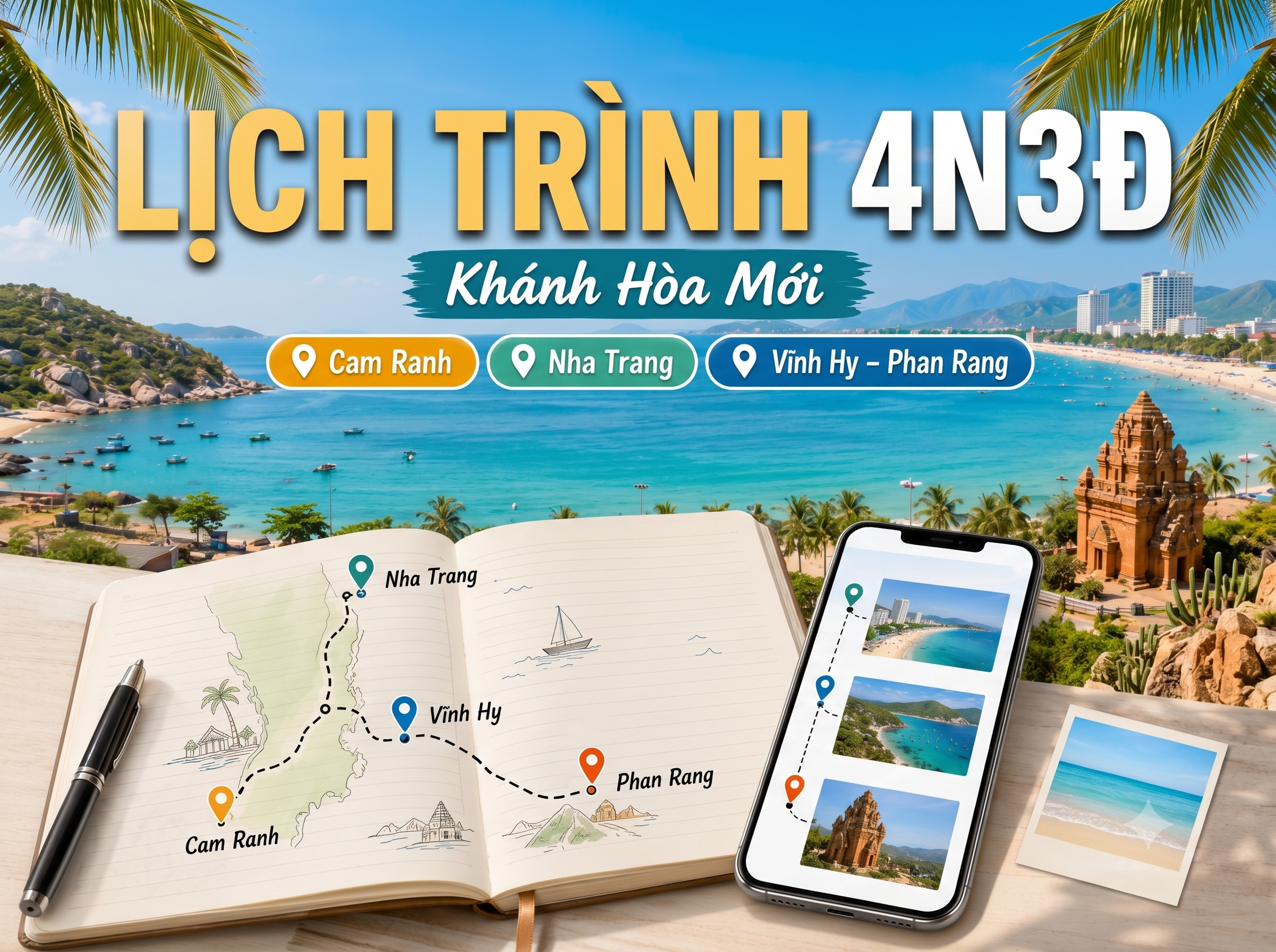 Gợi ý lịch trình 4 ngày 3 đêm khám phá toàn cảnh Khánh Hòa - Hình 1