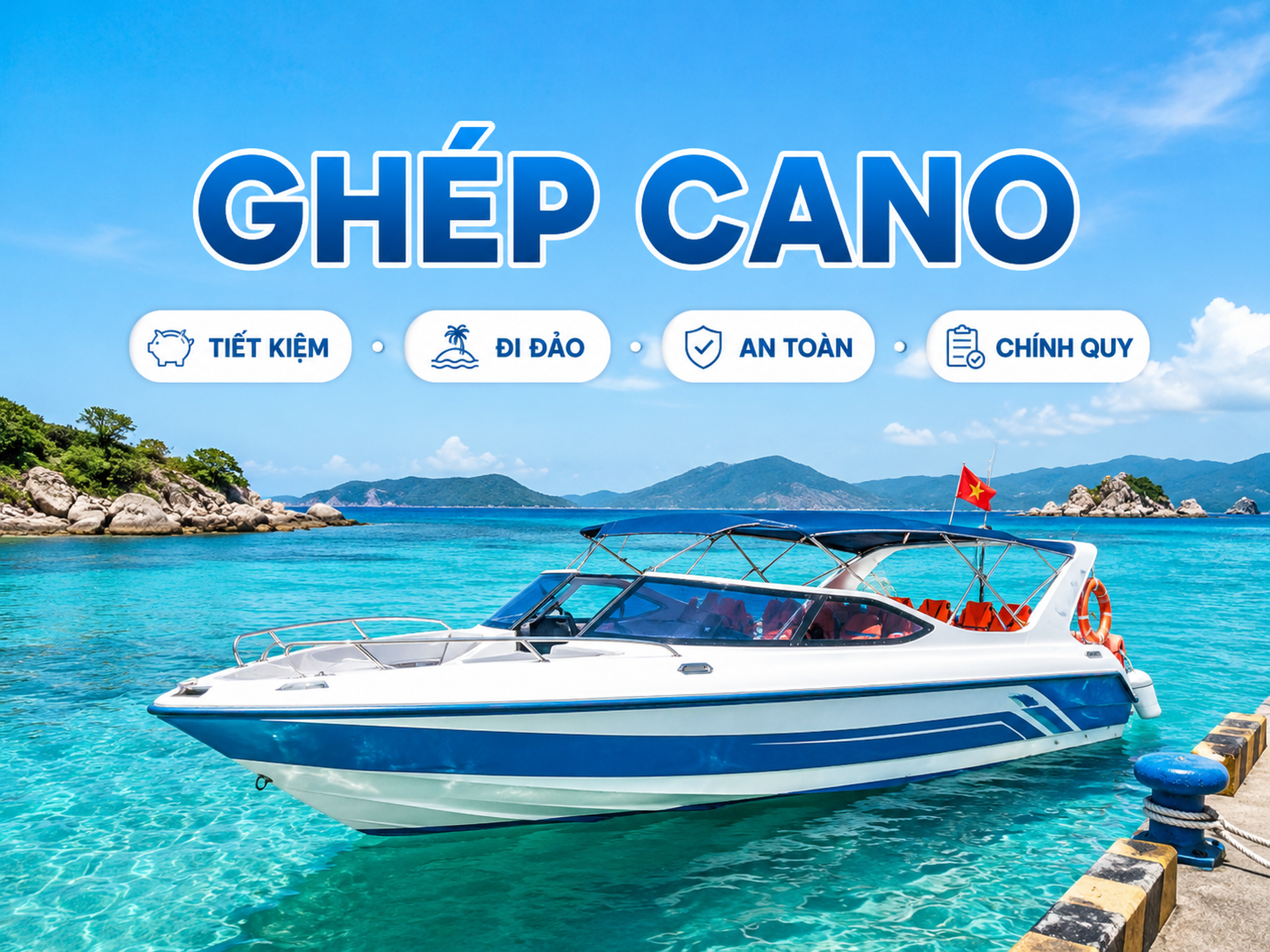 Mẹo ghép cano đi đảo tiết kiệm - Hình 1