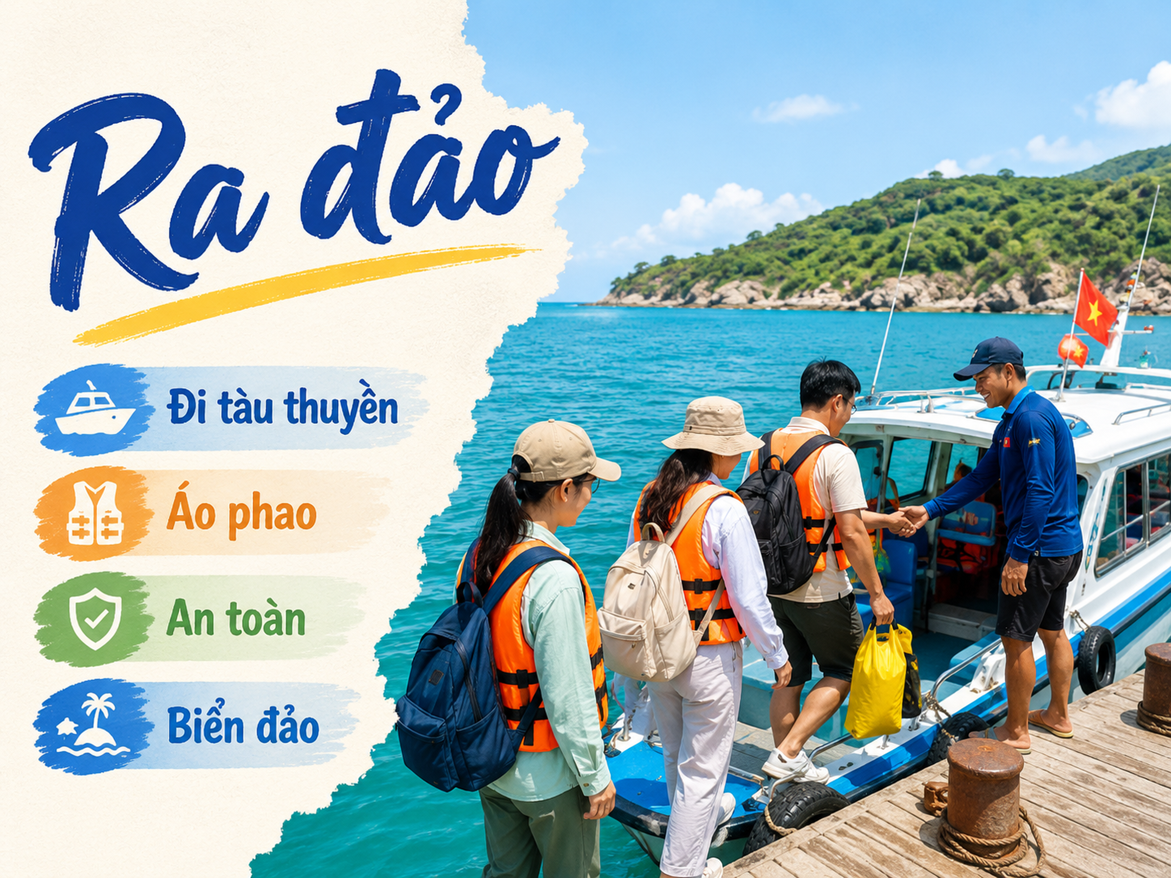 Những điều nên biết khi đi tàu thuyền, ra đảo - Hình 1