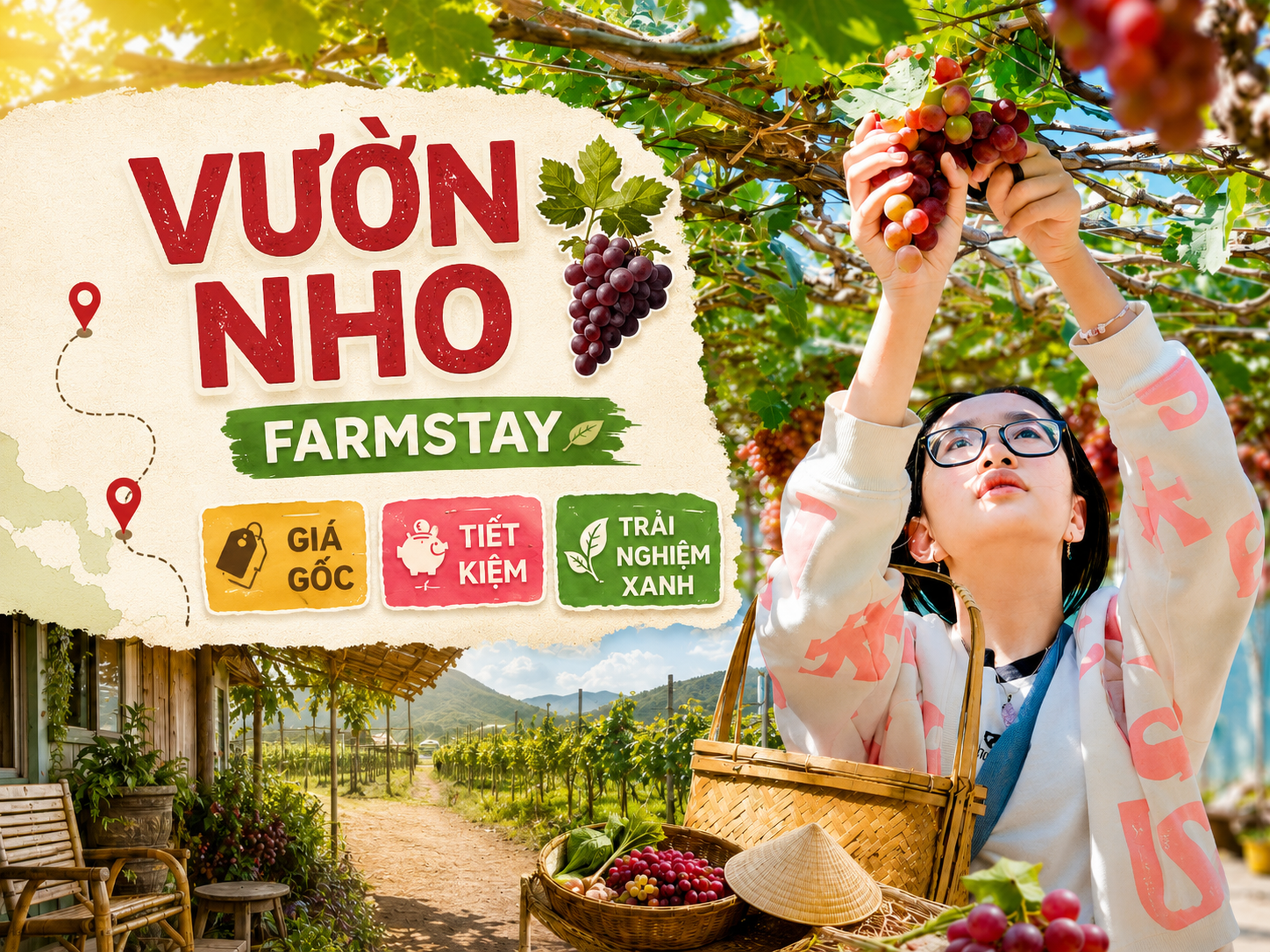 팜스테이, 포도밭, 그리고 알뜰한 농촌 체험 - Hình 1