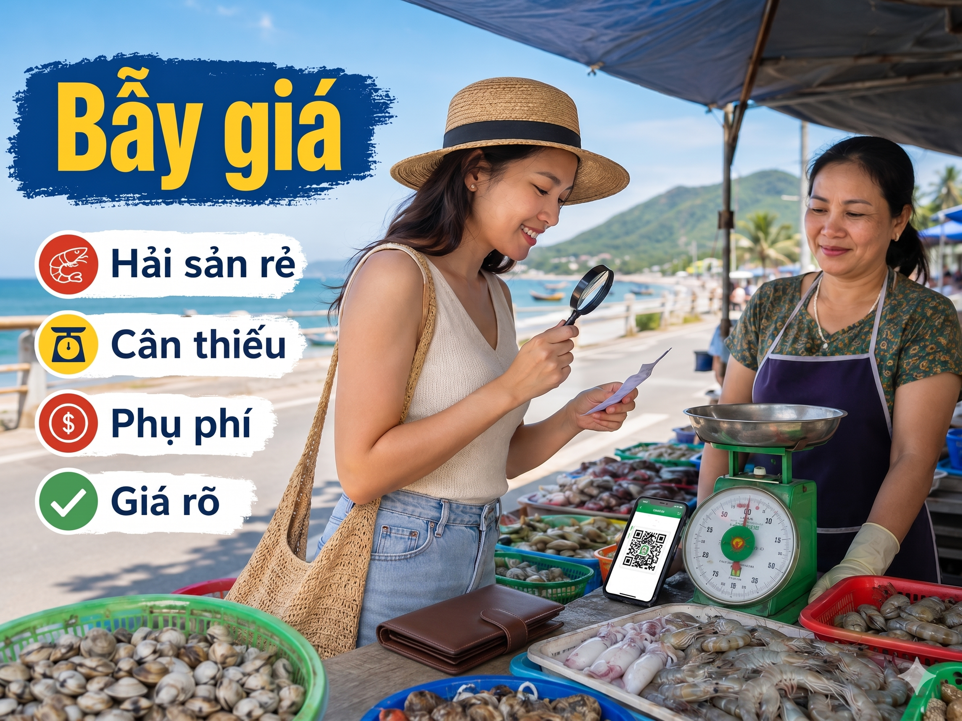 Avoid the 'cheap seafood' trap on the roadside - Hình 1