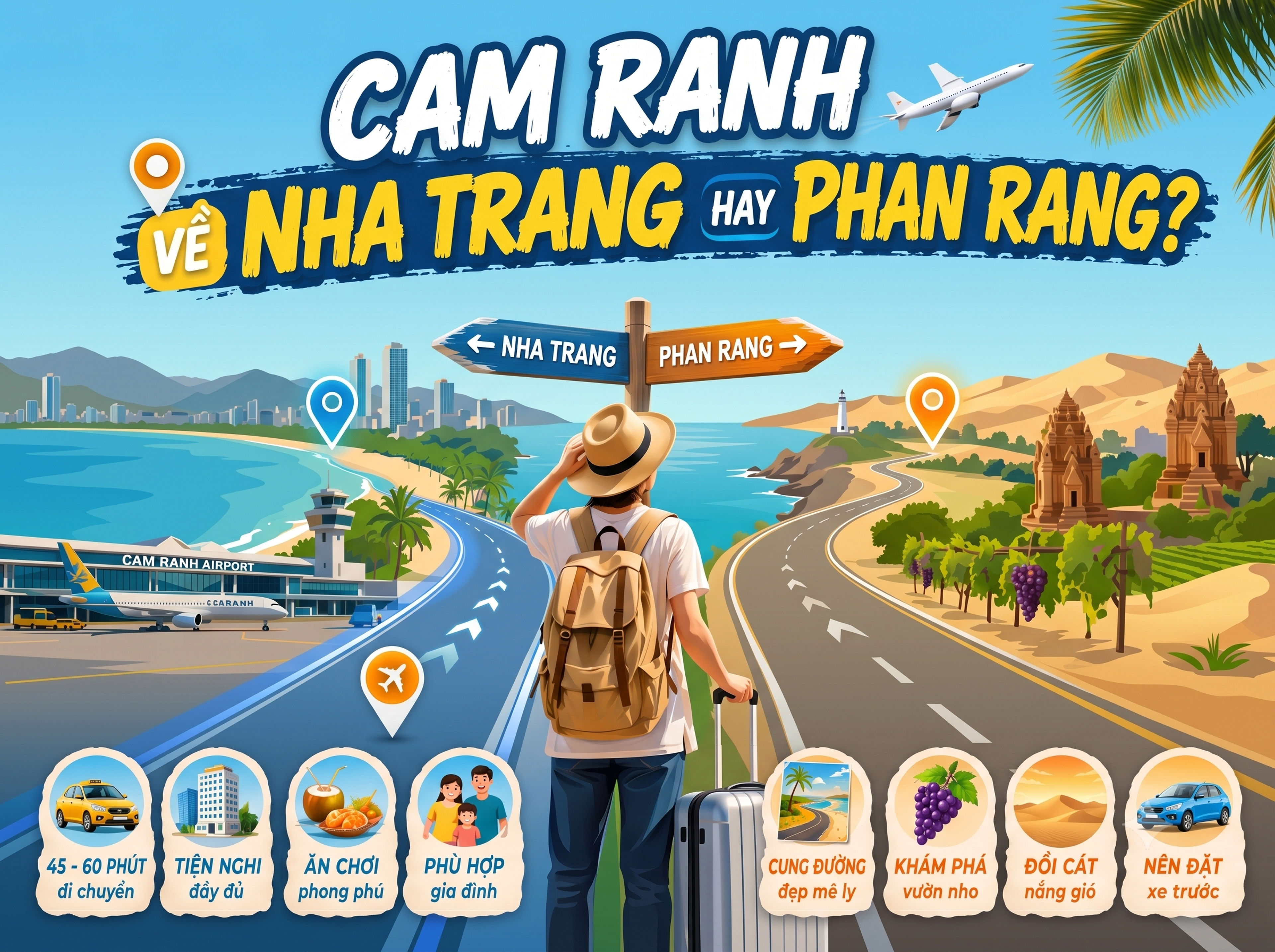Từ sân bay Cam Ranh về Nha Trang hay Phan Rang tiện hơn? - Hình 1