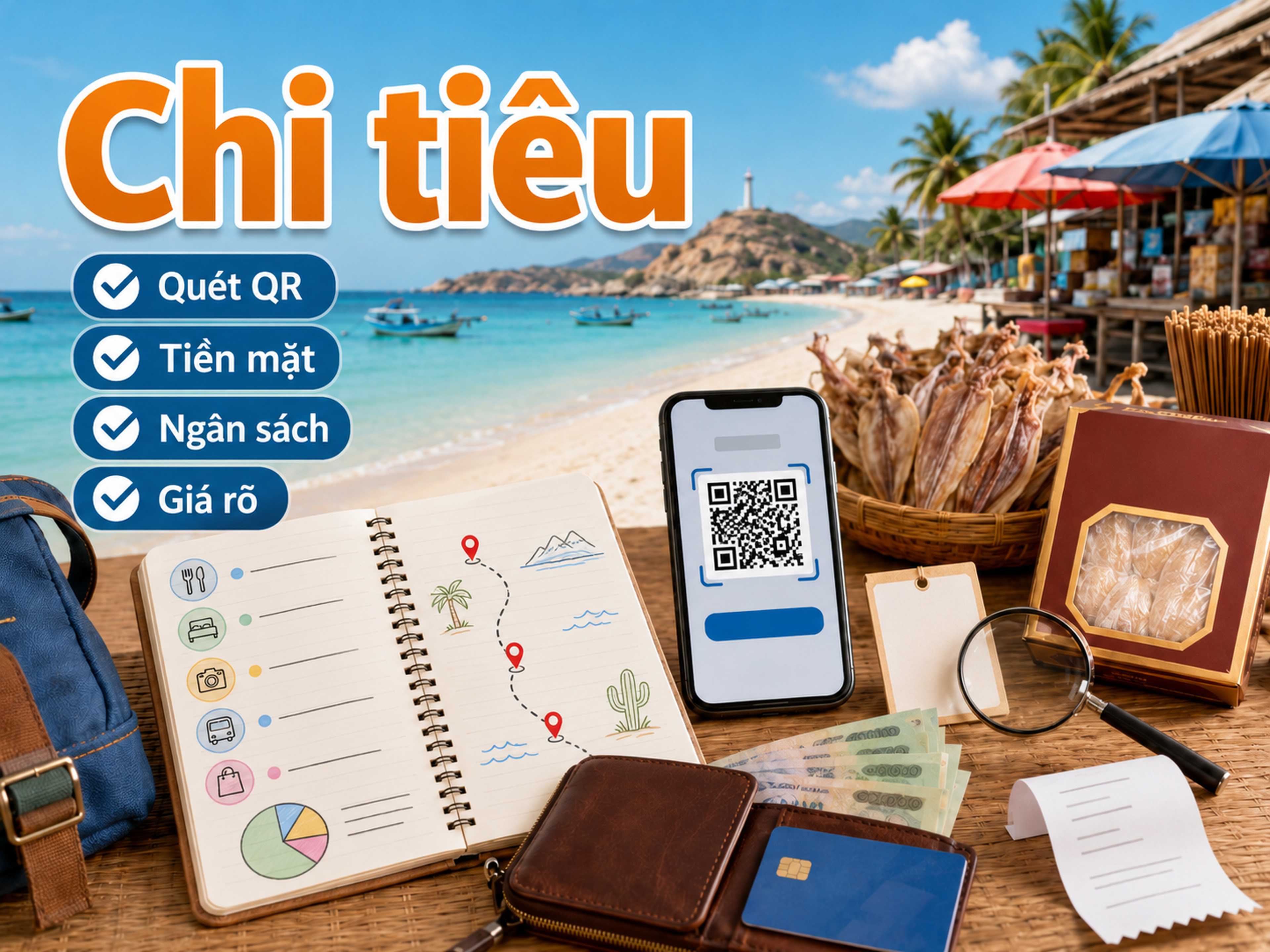 Du lịch Khánh Hòa - Ninh Thuận: quẹt thẻ, QR hay tiền mặt? - Hình 1