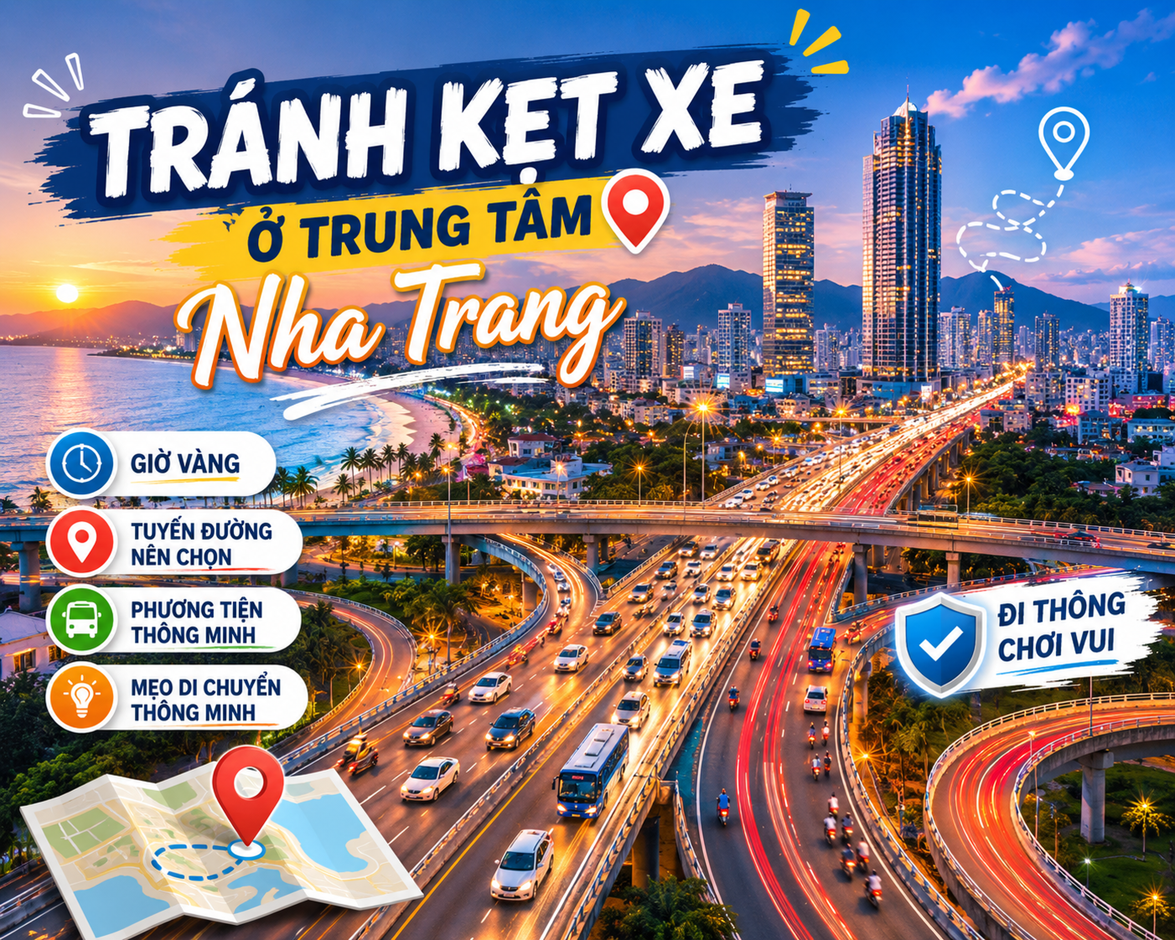 How to avoid traffic jams in downtown Nha Trang - Hình 1