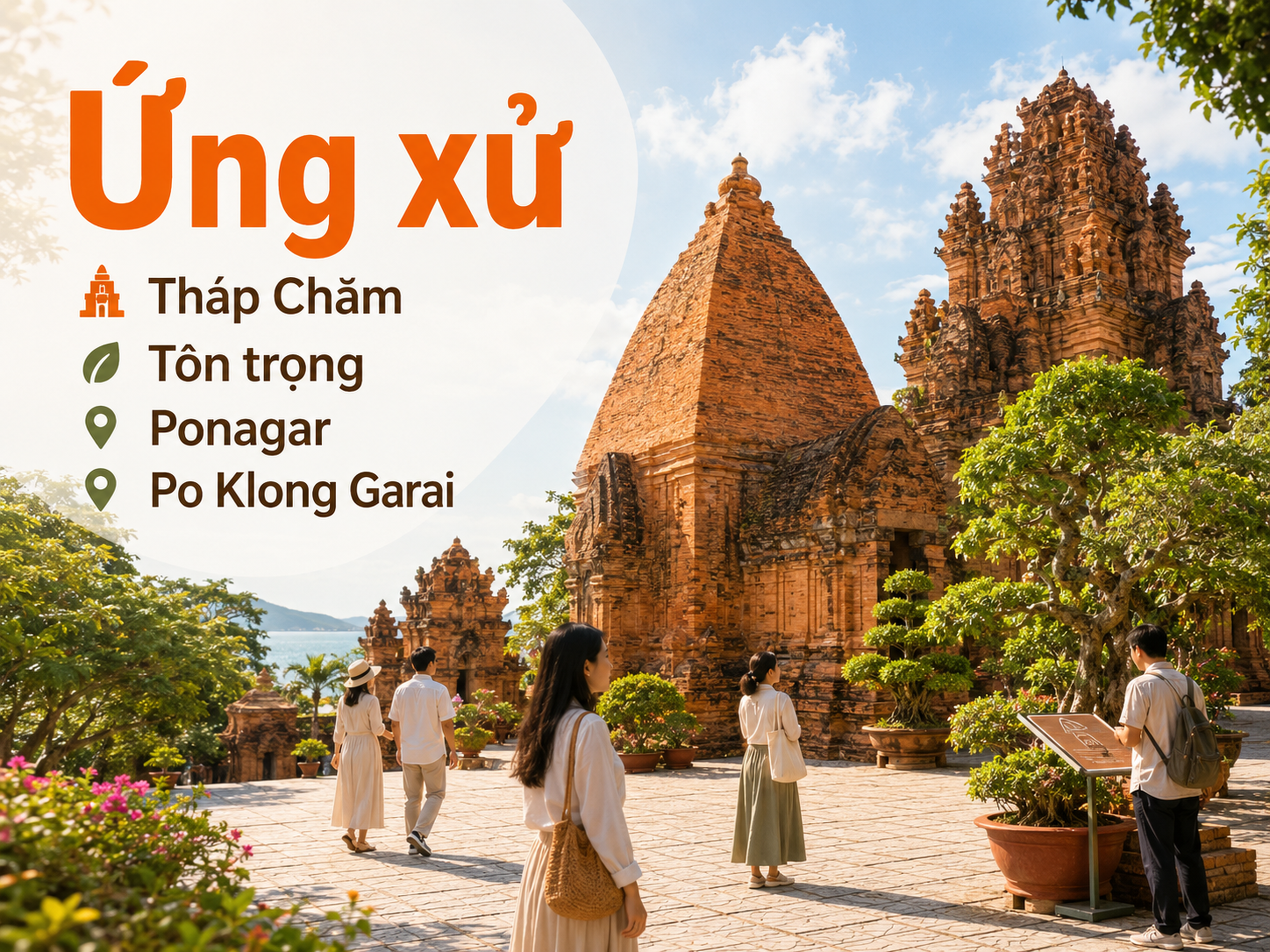 Etiquette for visiting Po Nagar Cham Towers and Po Klong Garai Towers - Hình 1