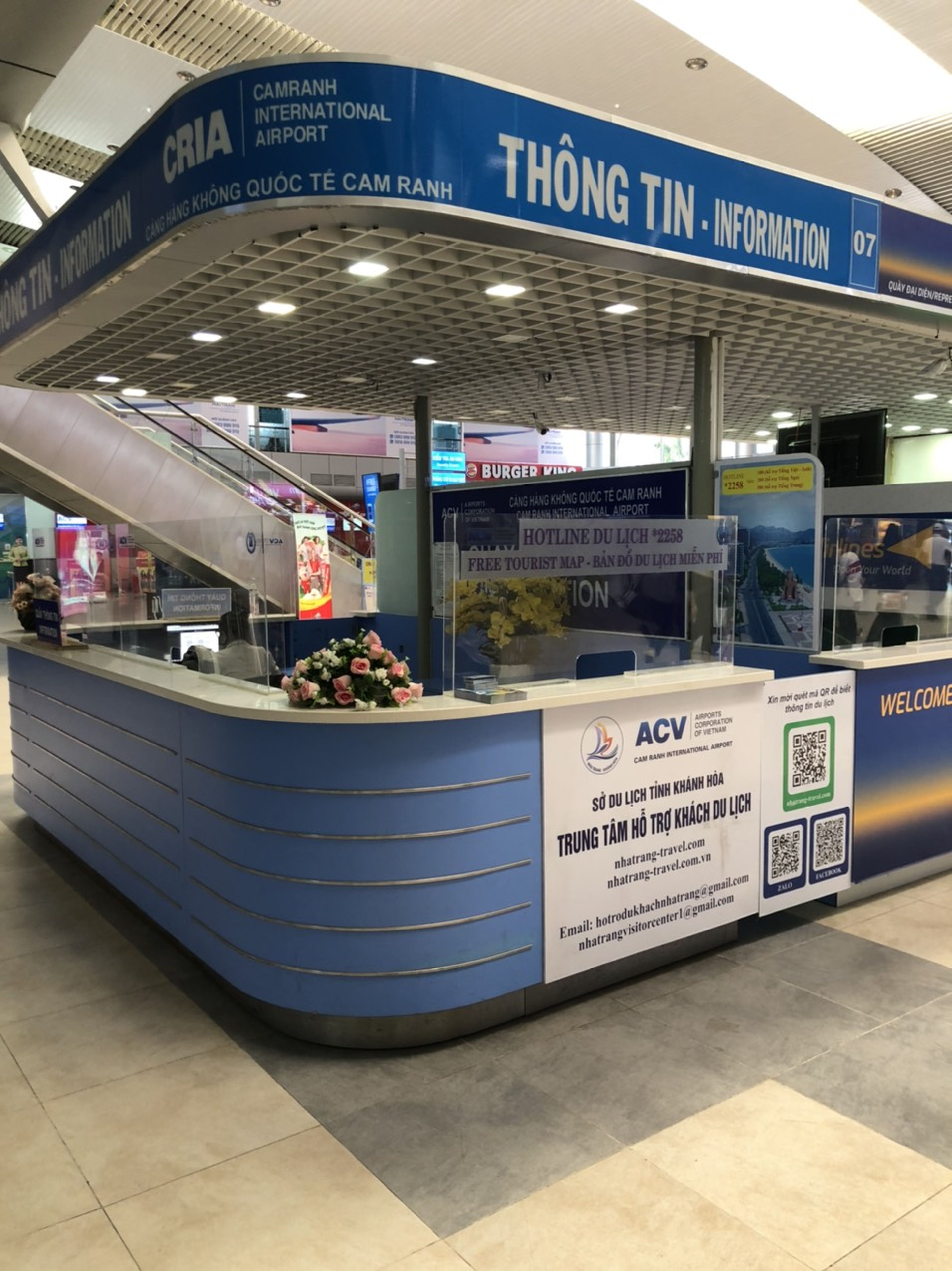 Tourist Support Center at Cam Ranh International Airport - Hình 1
