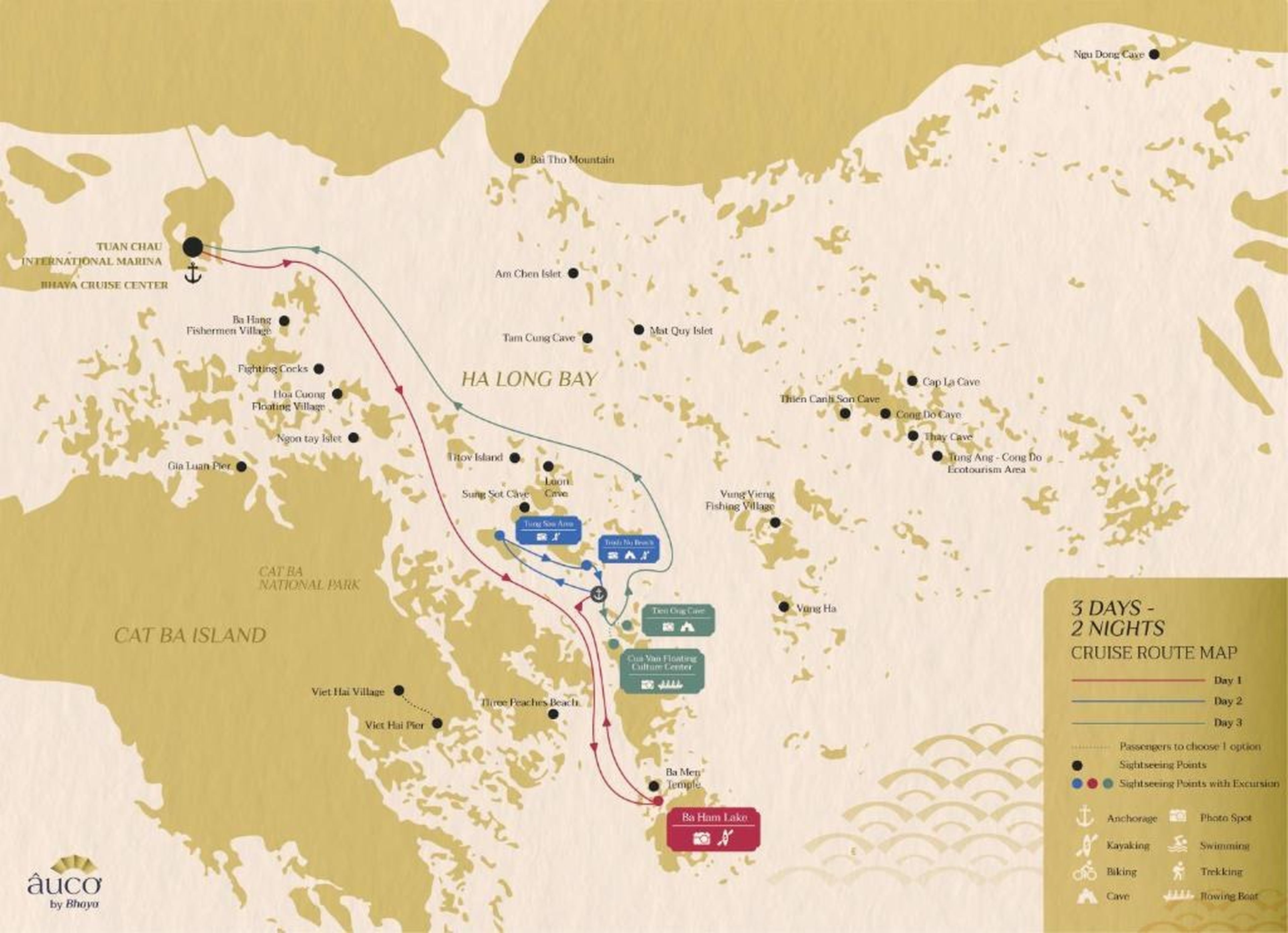 The Au Co Cruise - Longest Cruise 2 Bays - Hình 15