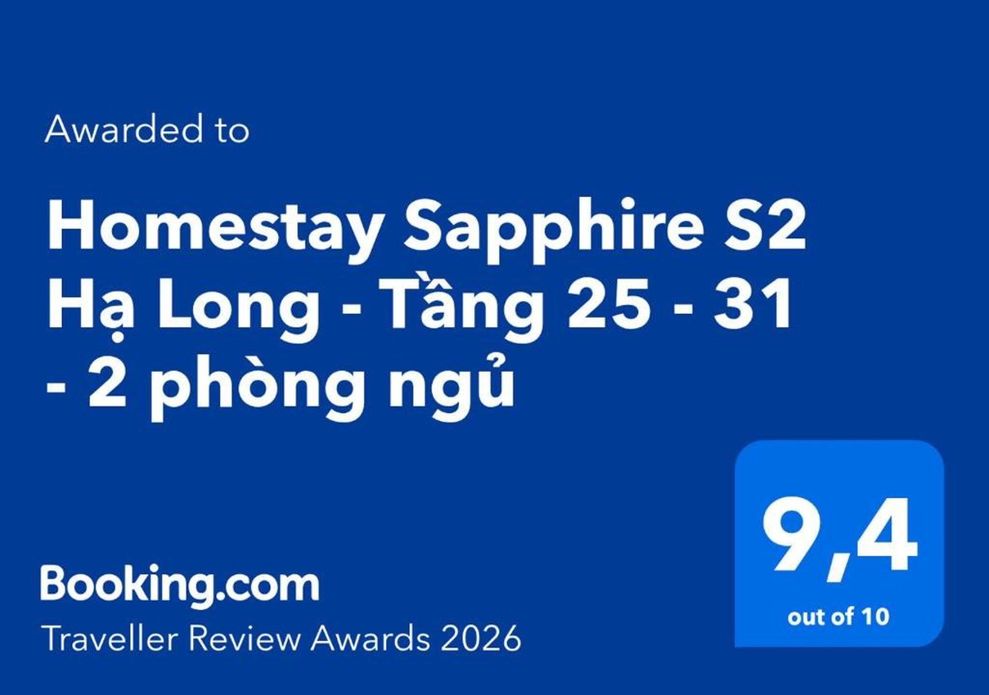 Homestay Sapphire S2 Hạ Long - Tầng 25 - 31 - 2 phòng ngủ - Hình 16