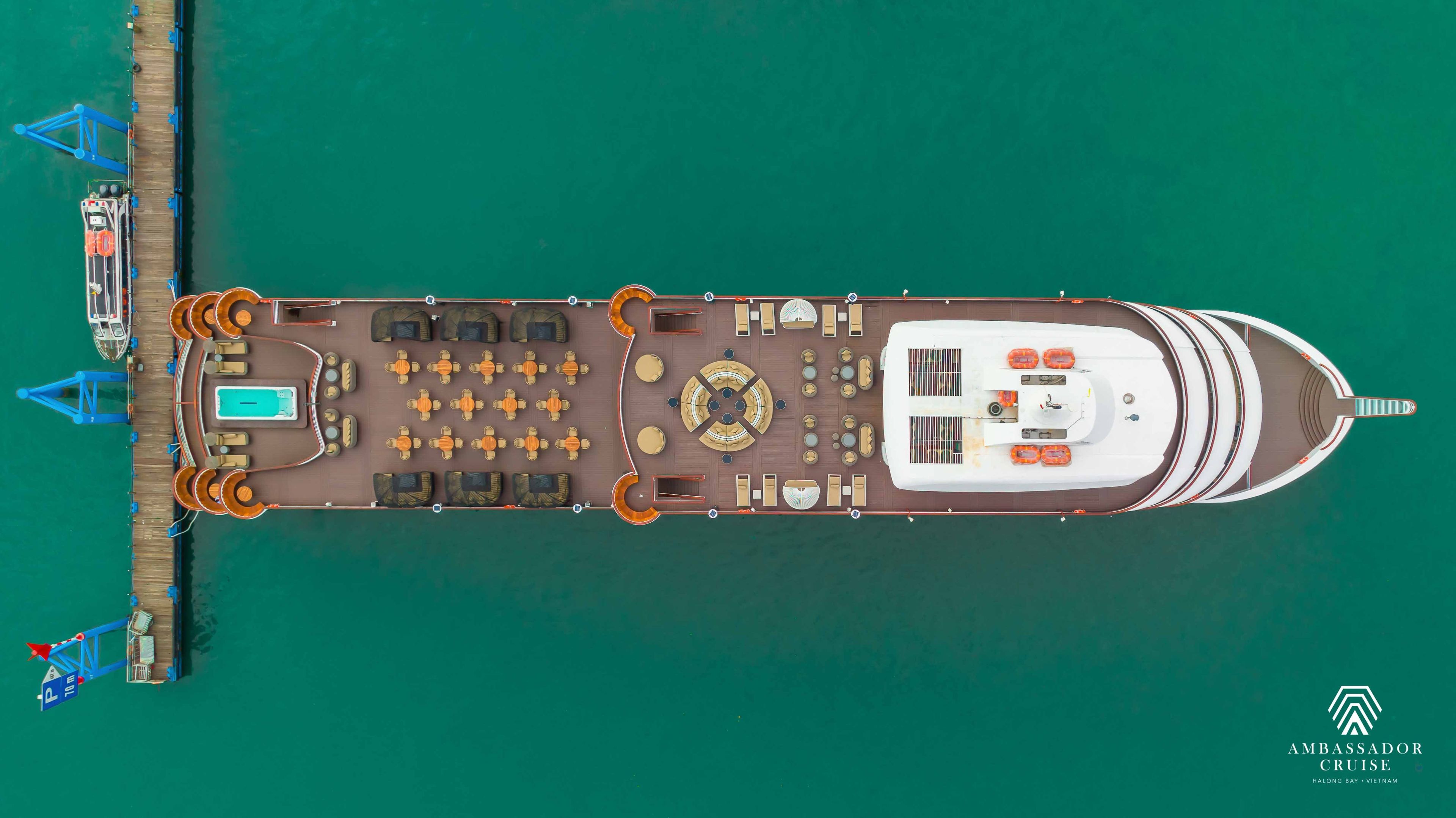 Khuyến mãi hấp dẫn trên du thuyền cao cấp Ambassador Day Cruise Hạ Long - Hình 3