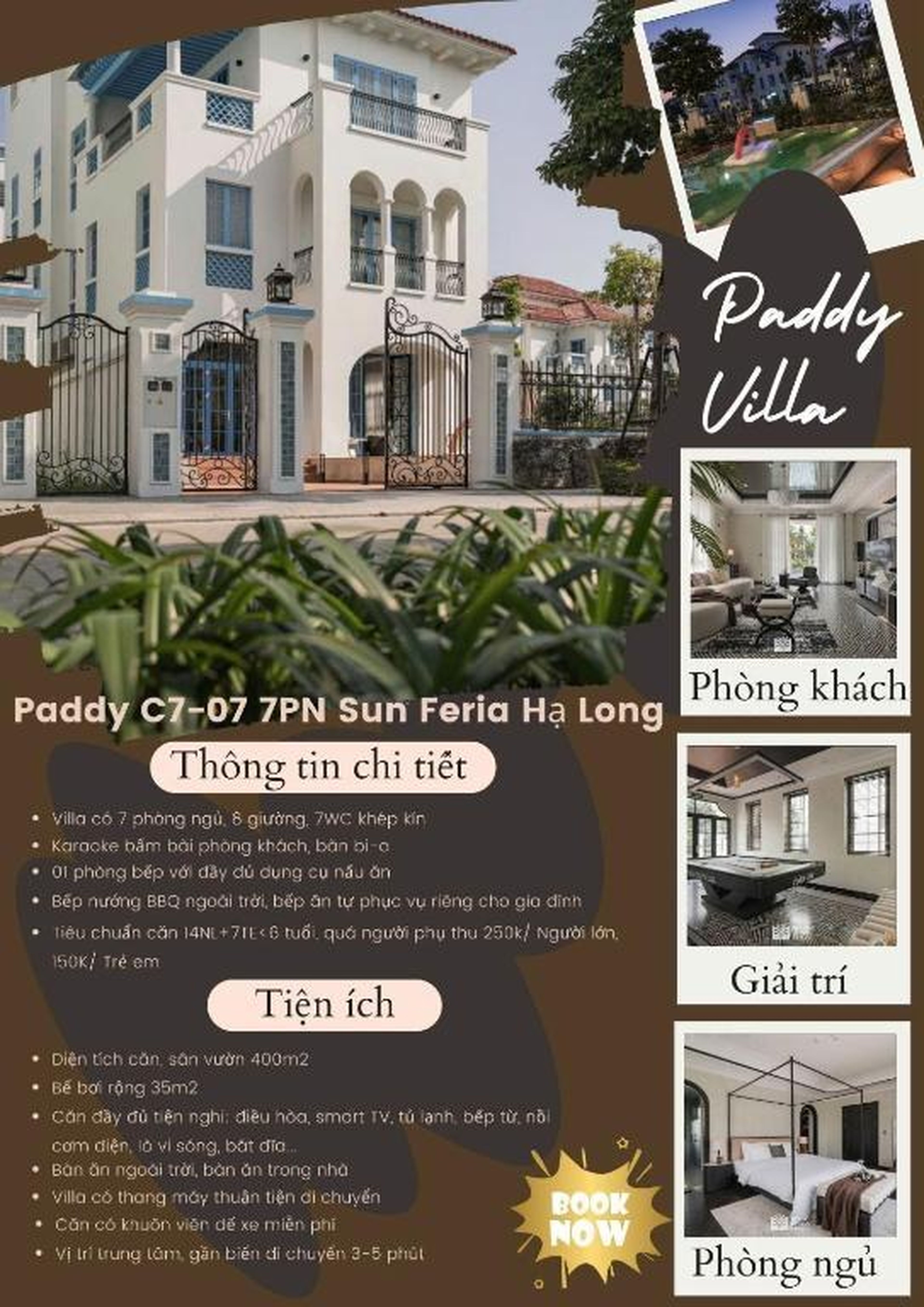 Biệt thự mặt biển, Sun Feria , 7 phòng ngủ, Bãi Cháy , Hạ Long - Hình 30