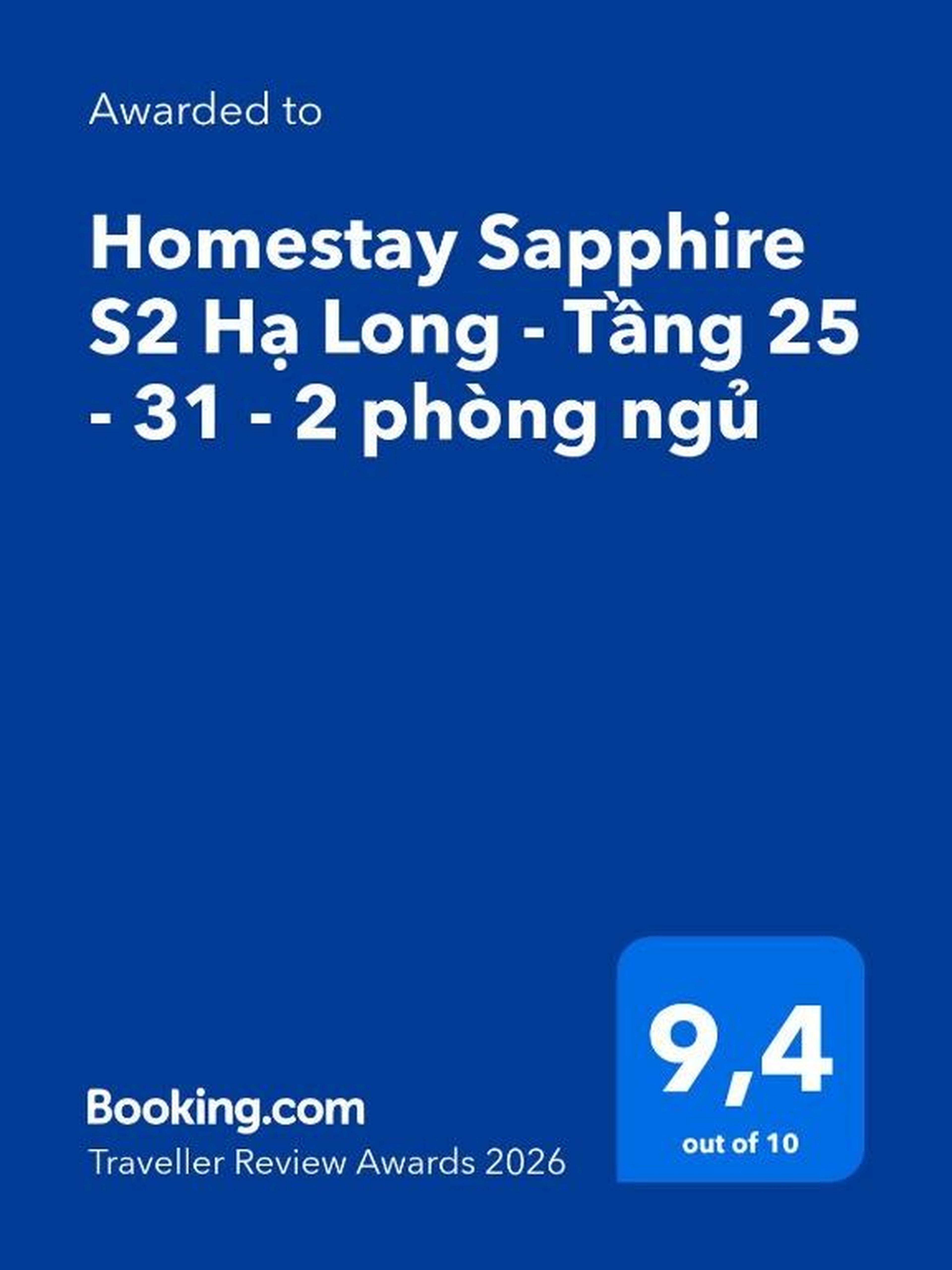 Homestay Sapphire S2 Hạ Long - Tầng 25 - 31 - 2 phòng ngủ - Hình 37