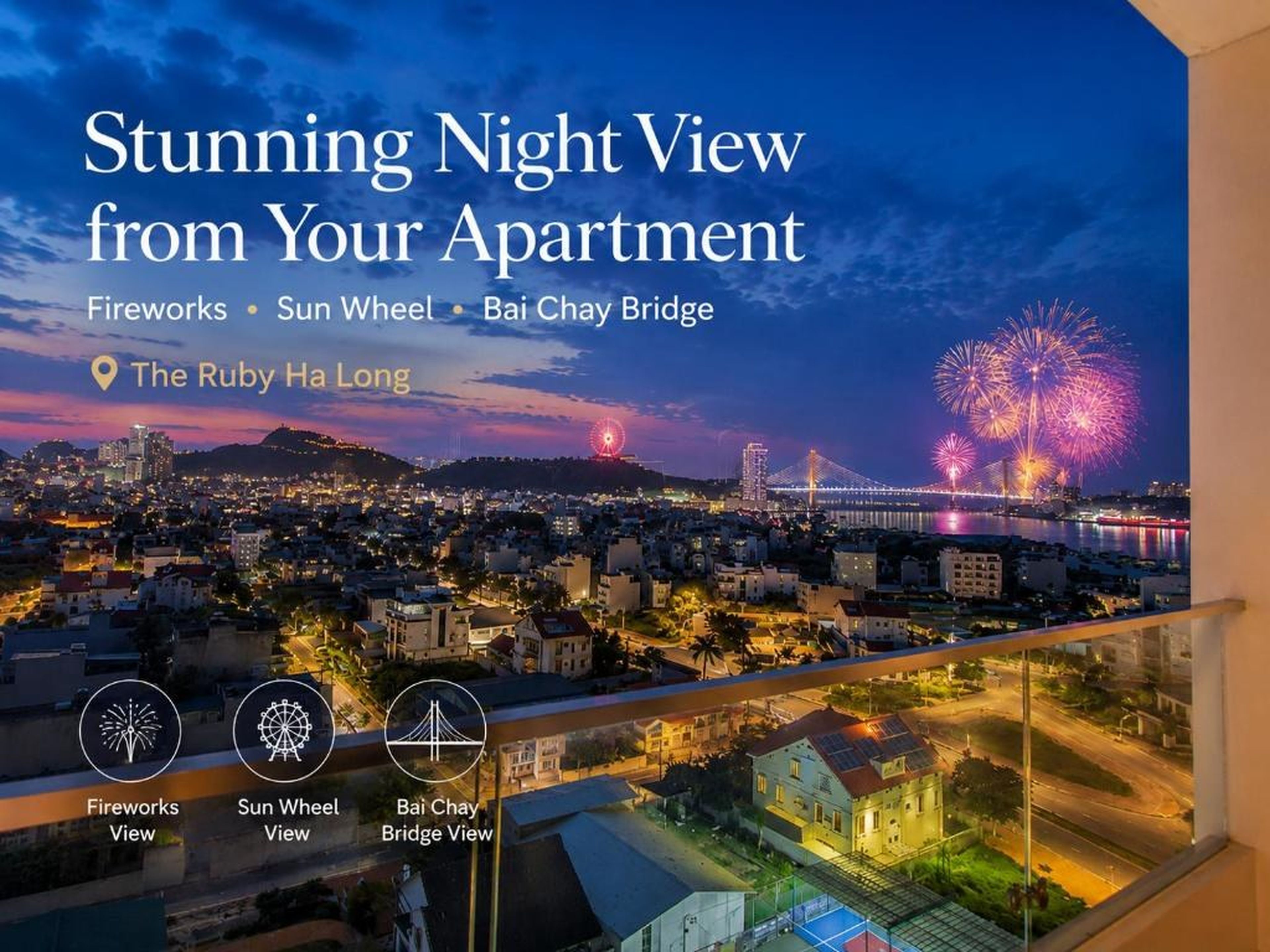 The Ruby Hạ Long - Bay & Skyline View 2BR Apartment - Hình 7