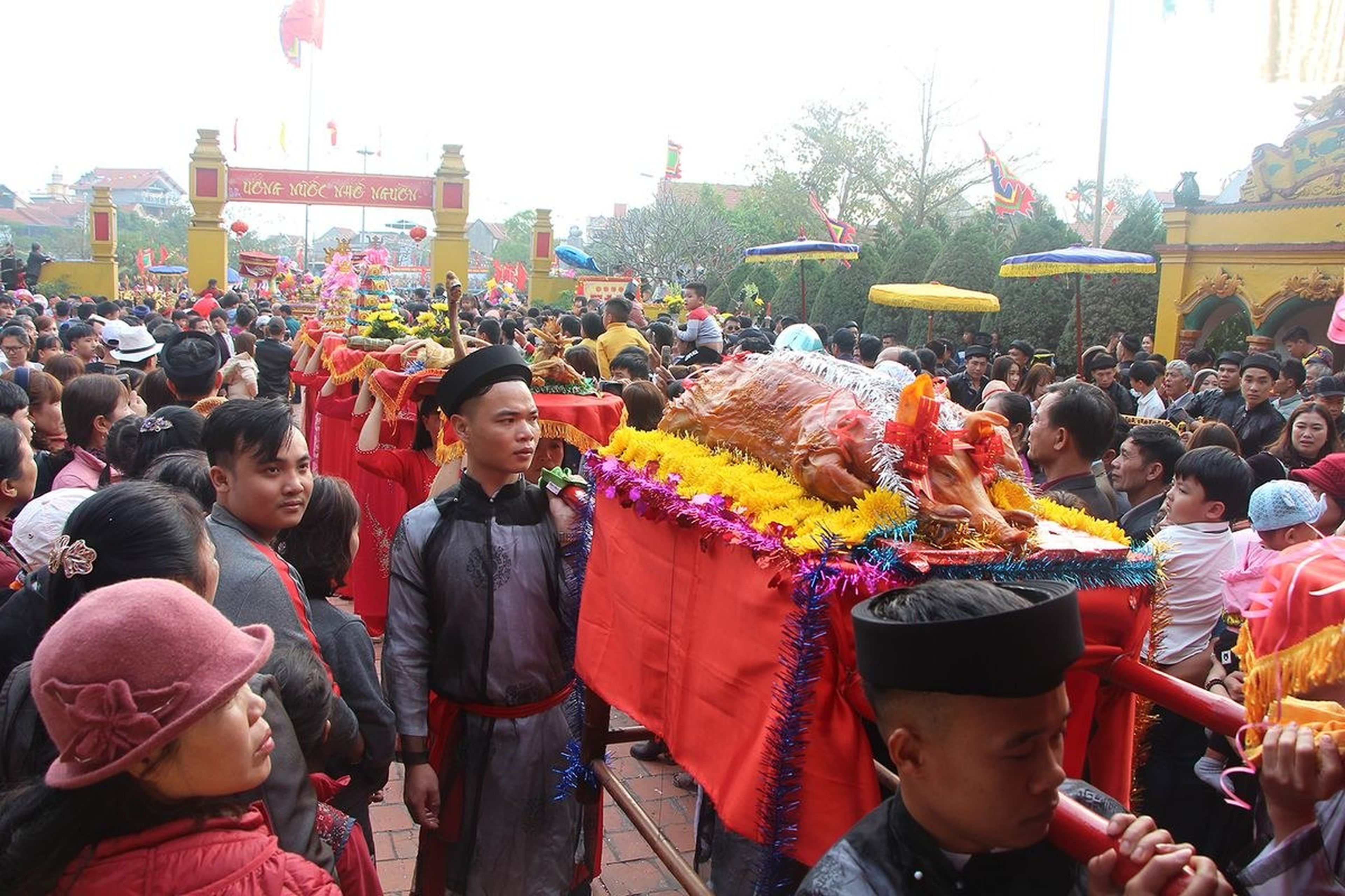 Lễ hội Tiên Công - Lễ hội rước người độc đáo ở Hà Nam, Quảng Ninh - Hình 5