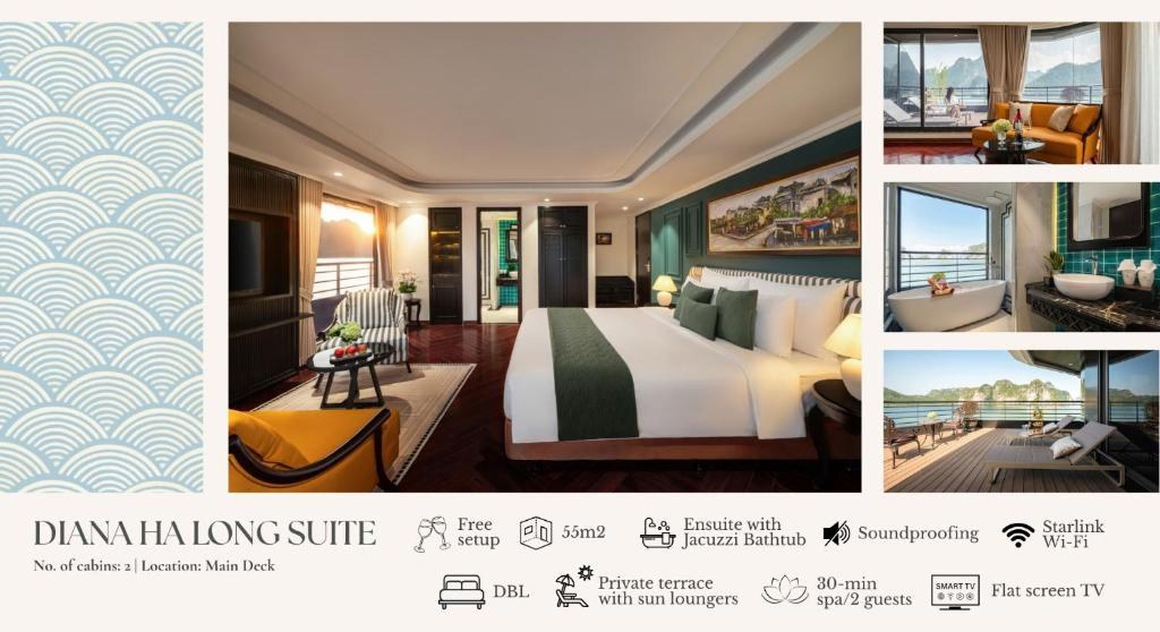 Diana Cruises Halong Bay - Luxury by Venus Group - Hình 22