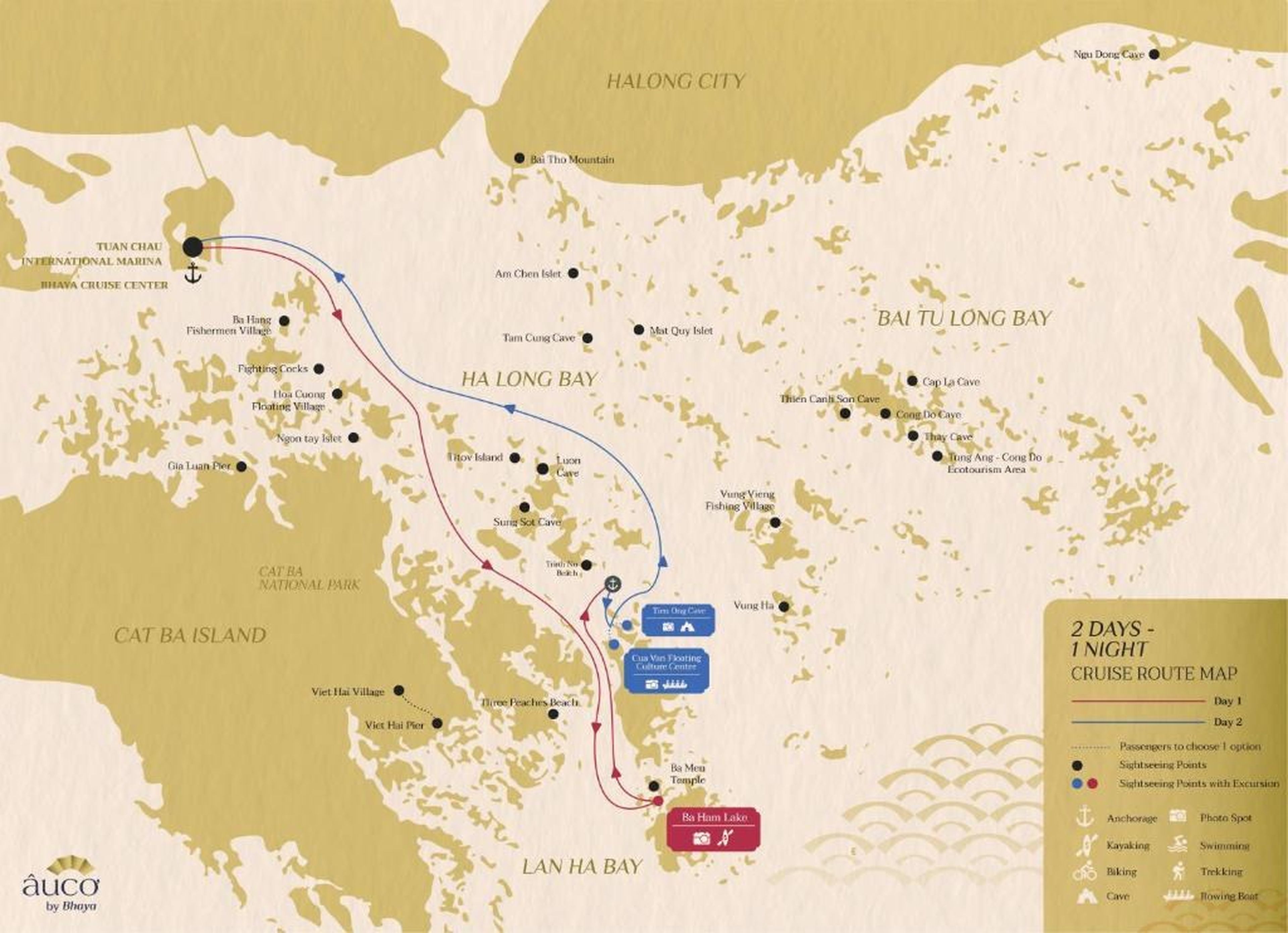 The Au Co Cruise - Longest Cruise 2 Bays - Hình 14